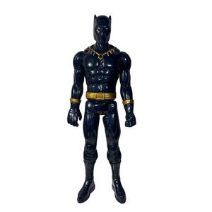 Marvel Black Panther 12-Inch Action Figure 2015 Gold Accents & Articulated Limbs